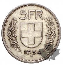 Suisse-5 FRANCS- SILVER