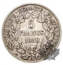 France - 5 francs ceres 1849-1851