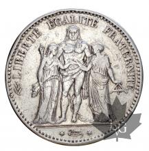 France - 5 francs hercule -1848-49 ou 1873-77