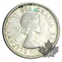 Canada-1937-1967-10 Cents-silver