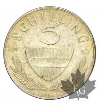 Autriche-5 Shillings-annés mixtes