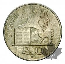 Belgique 20 francs argent