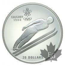 CANADA-20 DOLLARS-Calgary Olympics