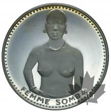 Dahomey-1000 francs-argent-proof-km#4.1-rara