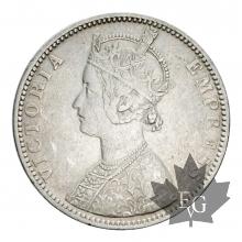 Inde-Rupee argent silver-Victoria