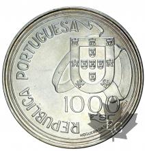 Portugal-1000 Escudos-argent-silver