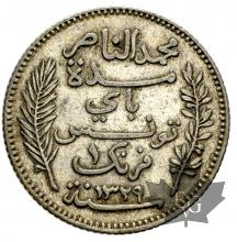 Tunisie-1 Franc-argent